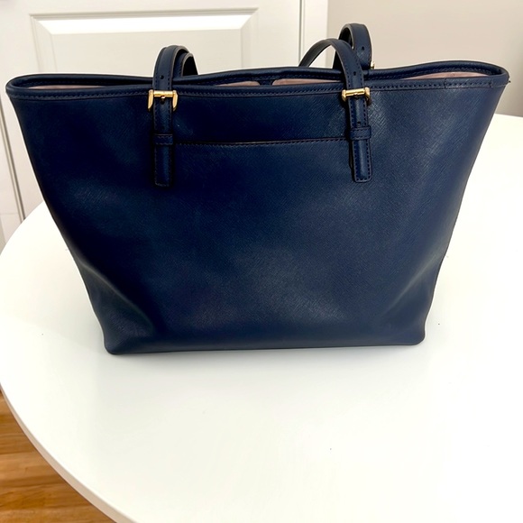 Michael Kors Navy Blue Purse - Picture 3 of 8